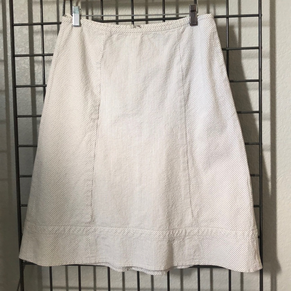DKNY Seersucker Skirt